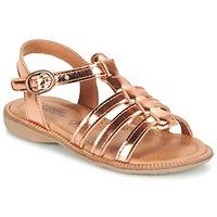 citrouille et compagnie groufla girlss childrens sandals in gold