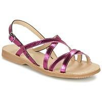 citrouille et compagnie gentou girlss childrens sandals in pink