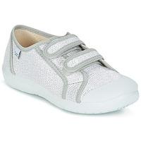 citrouille et compagnie glassia girlss childrens shoes trainers in sil ...