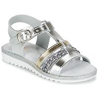 Citrouille et Compagnie GAVIAL girls\'s Children\'s Sandals in Silver