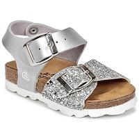 citrouille et compagnie relune girlss childrens sandals in silver