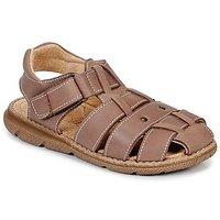 citrouille et compagnie pralin boyss childrens sandals in brown