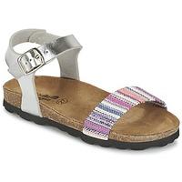 citrouille et compagnie iguana girlss childrens sandals in multicolour