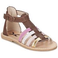 citrouille et compagnie jasma girlss childrens sandals in multicolour