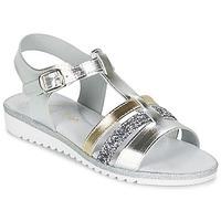 Citrouille et Compagnie GAVIAL girls\'s Children\'s Sandals in Silver