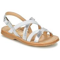 citrouille et compagnie gentou girlss childrens sandals in white