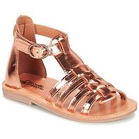 citrouille et compagnie jasma girlss childrens sandals in gold