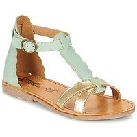 citrouille et compagnie glapoti girlss childrens sandals in green