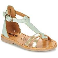 citrouille et compagnie glapoti girlss childrens sandals in green