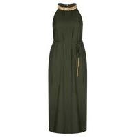 City Chic Olive Maxi Dress, Olive