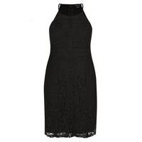 City Chic Black Lace Dress, Black