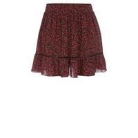 city chic floral print skirt dark multi