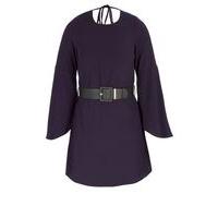 city chic navy blue bell sleeve tunic navy