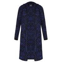 city chic cobalt blue aztec cardigan cobalt