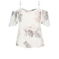 city chic blush whimsy floral top blush