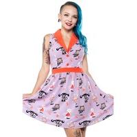 Circus Cats June Dress - Size: L