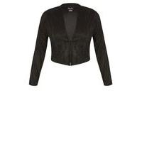 city chic black soft jacket black