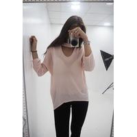 Ciana chiffon choker blouse