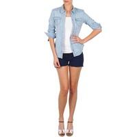 cimarron pretty denim womens shorts in blue