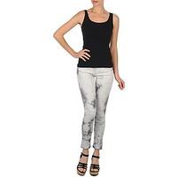 cimarron clara tie dye python womens cropped trousers in grey