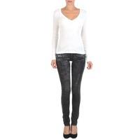 cimarron lana womens skinny jeans in black