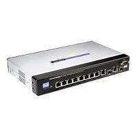 Cisco Small Business 300 Series Managed Switch SF302-08MP - Switch - L3 - Managed - 8 x 10/100 + 2 x combo Gigabit SFP - desktop - PoE