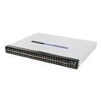 Cisco Small Business 300 Series Managed Switch SF300-48P - Switch - L3 - Managed - 48 x 10/100 + 2 x combo Gigabit SFP + 2 x 10/100/1000 - desktop - P