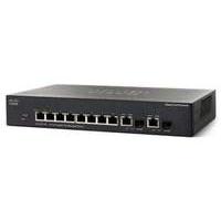 Cisco Small Business 300 Series Managed Switch SG300-10 - Switch - L3 - Managed - 8 x 10/100/1000 + 2 x combo Gigabit SFP - desktop