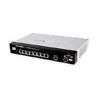 Cisco Small Business 300 Series Managed Switch SG300-10MP - Switch - L3 - Managed - 8 x 10/100/1000 + 2 x combo Gigabit SFP - desktop - PoE