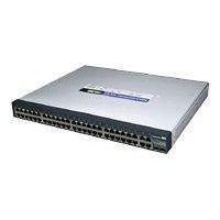 Cisco Small Business 300 Series Managed Switch SF300-48 - Switch - L3 - Managed - 48 x 10/100 + 2 x combo Gigabit SFP + 2 x 10/100/1000 - desktop