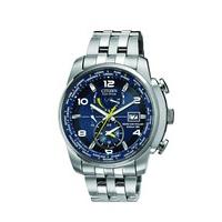 Citizen Eco-Drive World Time men\'s stainless steel bracelet watch