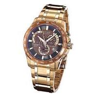 citizen eco drive rose and brown watch