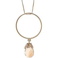 Citrine Infinity Briolette Pendant Necklace 3.0ct in 9ct Gold