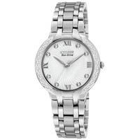 citizen ladies white dial watch em0120 58a