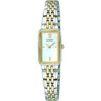 citizen ladies mother of pearl dial watch eg2824 55d