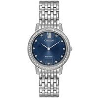 Citizen Ladies Silhouette Crystal Bracelet Watch EX1480-58L