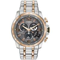 citizen mens radio controlled alarm watch by0106 55h