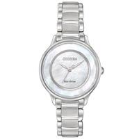 citizen ladies circle of time mother of pearl bracelet watch em0380 81 ...