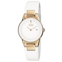 Citizen Ladies White Strap Watch GA1053-01A