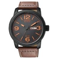 citizen mens brown strap watch bm8475 26e