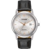 citizen mens eco drive strap watch aw1236 03a