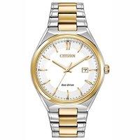 Citizen Gents Eco-Drive Round Two Tone Watch