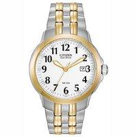 citizen eco drive gents two tone watch
