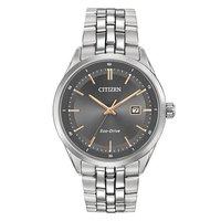 Citizen Gents ECO-DRIVE Stainless Steel 41mm Grey Date Dial Watch
