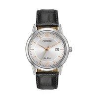 Citizen Gents Eco-Drive Black Leather Watch