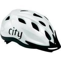 City bike helmet Unitec Fahrradhelm City w SM White Clothes size=M Head circumference=52-58 cm