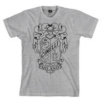 cinelli crest t shirt grey small