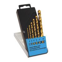 CK Tools T3293 Titanium Nitride Coated Drills Size 2-8mm Set Of 6