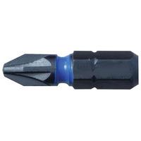 ck tools t4560 pz2d blue steel impact screwdriver bit 25mm pz2 car