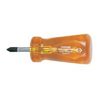 CK Tools T4815 1 HD Classic Stubby Screwdriver PH1x25mm